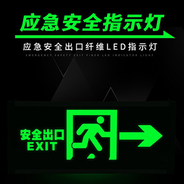 新國(guó)標(biāo)安全出口指示燈指示牌消防燈應(yīng)急燈 應(yīng)急疏散消防安全出口